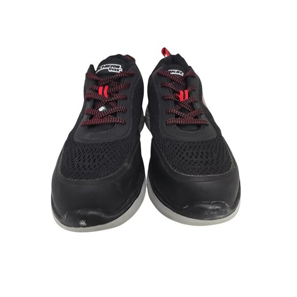 Skechers Women's Steel Toe Steel Plate Athletic Work Shoes 99997000 Black Red 9M - Picture 6 of 8